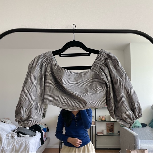 Forever 21 plaid crop top - Picture 2 of 3